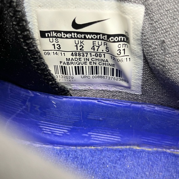 Nike Kobe Bryant 7 VII Zoom Black Wolf Grey Mamba Men’s Shoes Size 13 - Picture 15 of 16